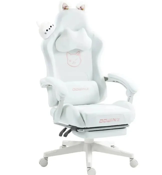 Dowinx Cute White Cat Chair