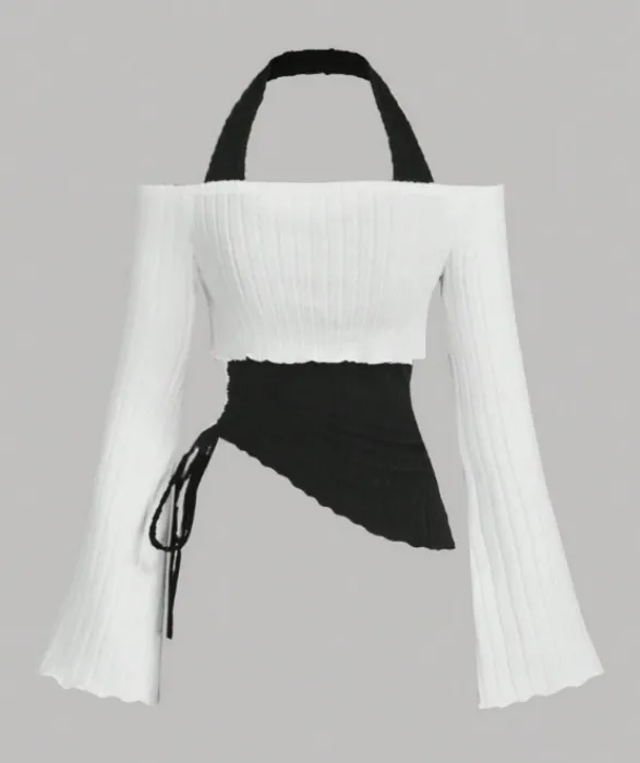 Off-Shoulder 2 In 1 -Top