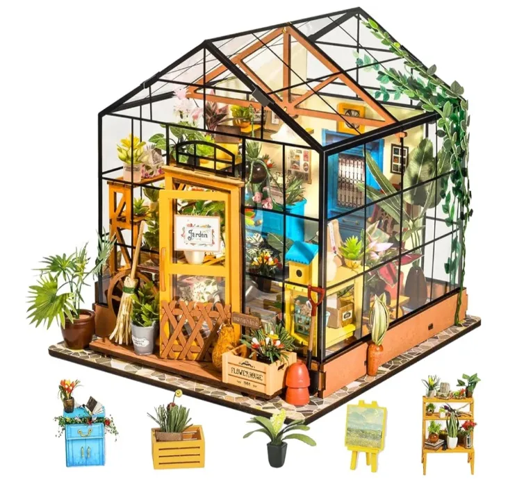 Rolife Miniature Greenhouse Kit 