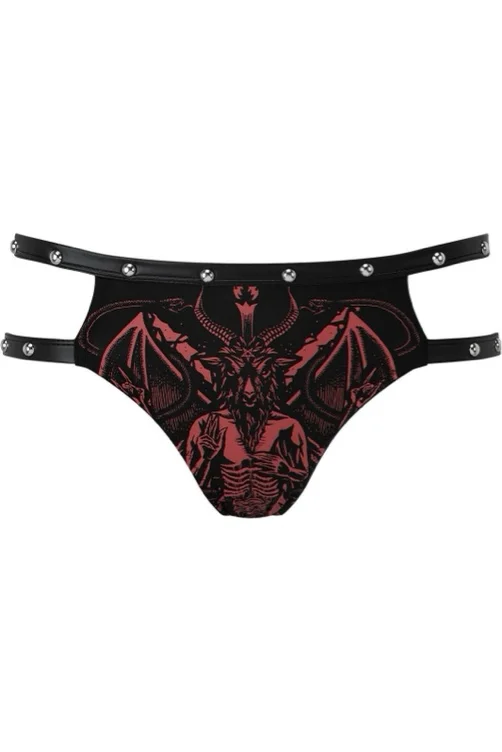 Baphomet Leather Panty