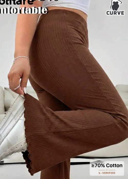 Casual Versatile Flared Wide Leg Pants