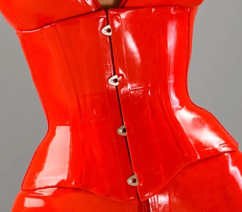 Polymorphe Red Latex Corset