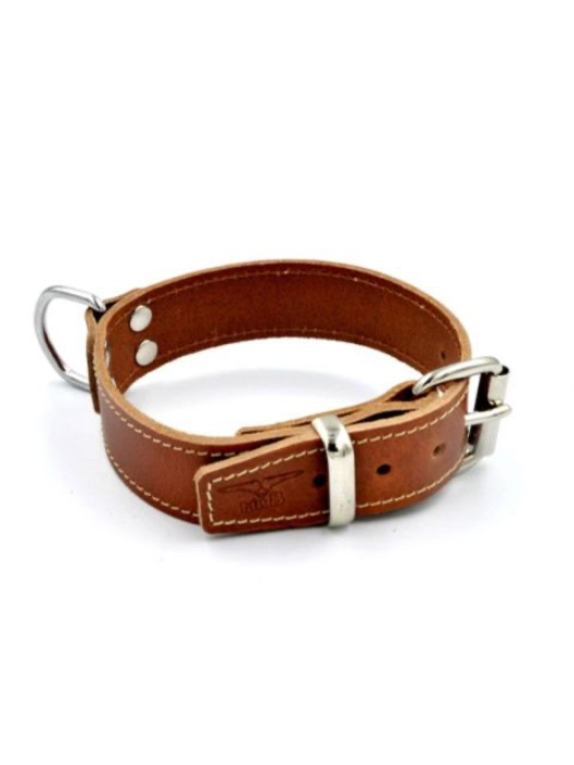 Mister B Leather Collar  Brown