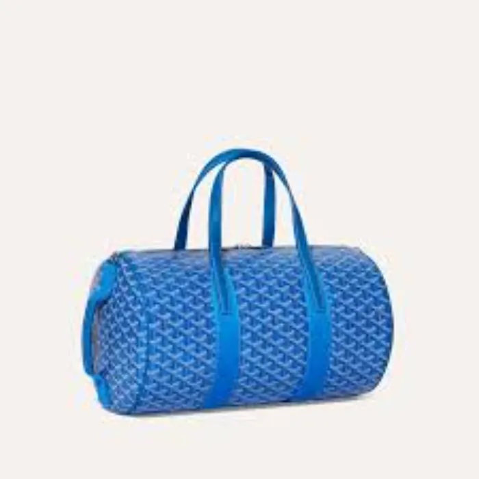 Sky Blue Goyardine Barrel 40 Sports Bag - Handbag