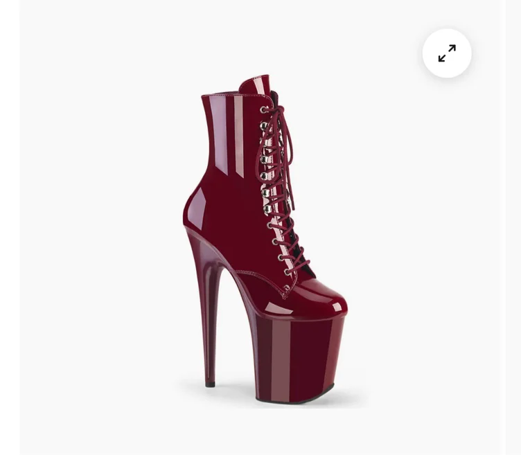 Pleasers Burgundy ankle boots