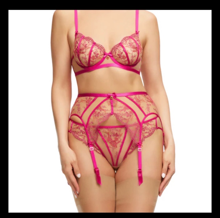 Rosabelle Underwire Bra - Pink Pizazz | Pink Pizazz / 32D