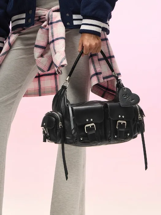 Multi-Pocket Shoulder Bag