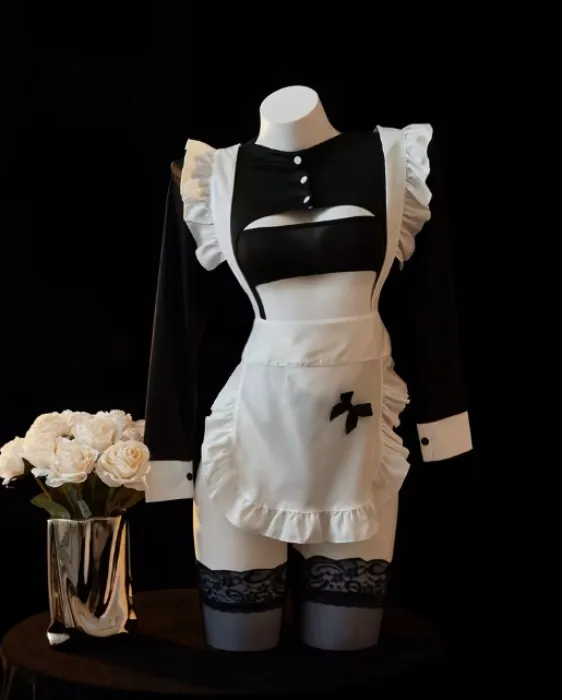 conjunto uniforme cosplay     camisón lencería - Temu Argentina