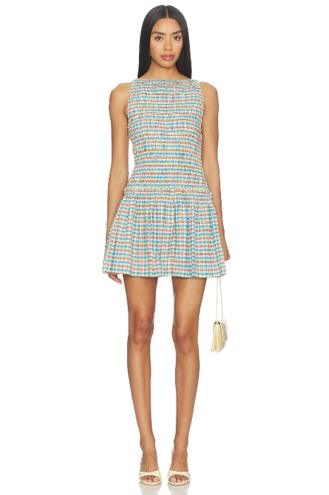 Gala Mini Dress in Sofia Check FAITHFULL
