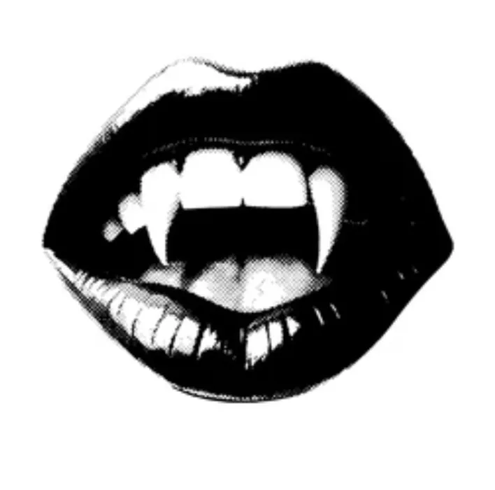 vampire fangs!! 