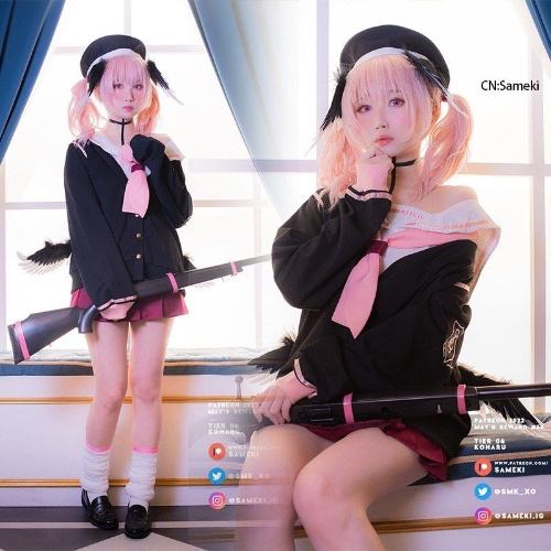 ₊‧°𐐪♡𐑂°‧₊ | koharu blue archive full cosplay