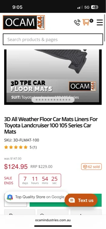 5D floor mats 