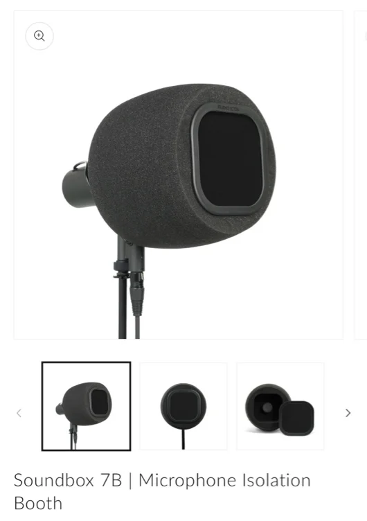 Sm7b soundbox 7B audio book isolation booth