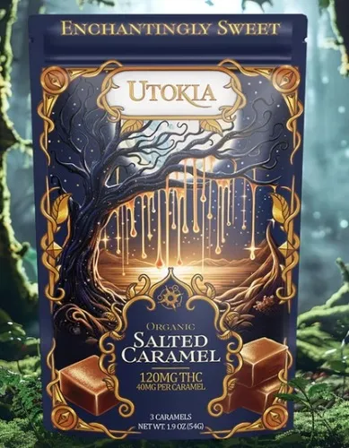 Utokia THC Salted Caramels | 120mg