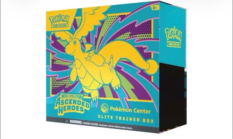 2026 Pokémon Mega Evolution Ascended Heroes Pokemon Center Elite Trainer Box