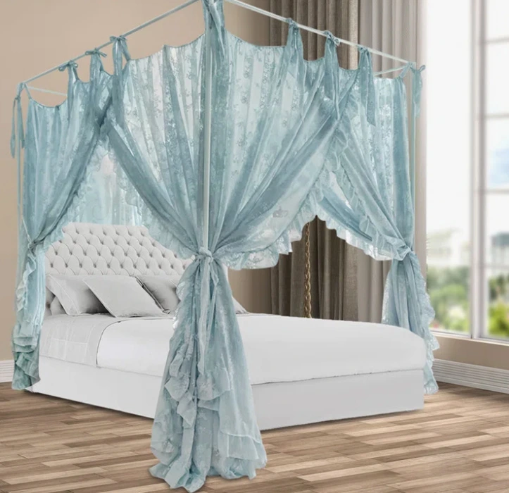 Bed For Girls Bed Curtains Round Lace Dome Elegant Lace Princess Canopies Bed Netting Bedroom Indoor Outdoor Decor For Girls Boys Adults Home Decor Christmas Gifts Of The Day
