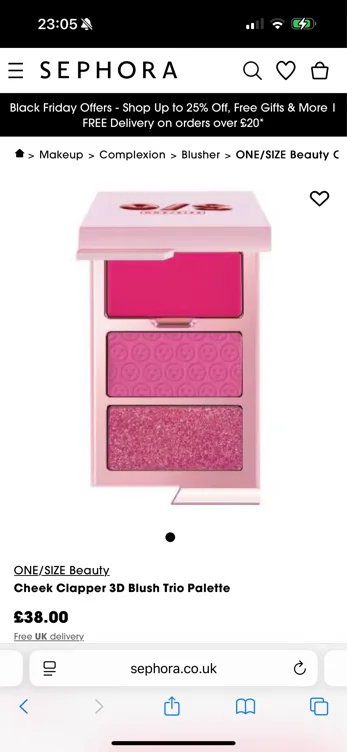 ONE/SIZE Beauty Cheek Clapper 3D Blush Trio Palette