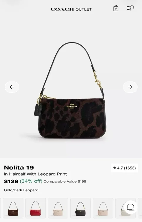 Funds towards Coach bag(s)