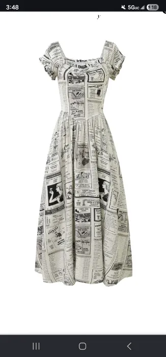 Sweetheart Soft Linen Maxi Dress White Pages | 3X / White Pages
