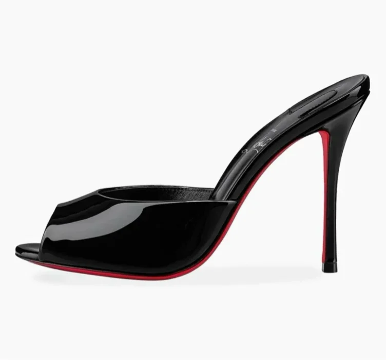 Me Dolly 100MM Leather Louboutin Mules