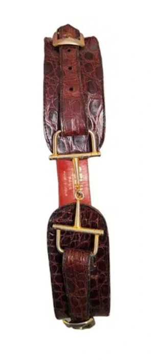 Celine Vintage Leather belt