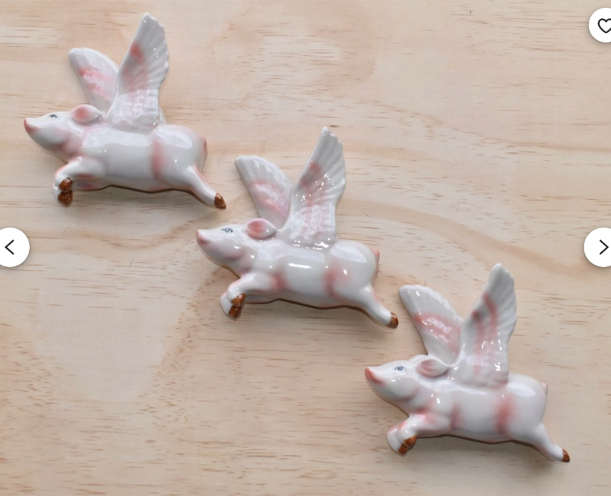 Flying Wall Pigs