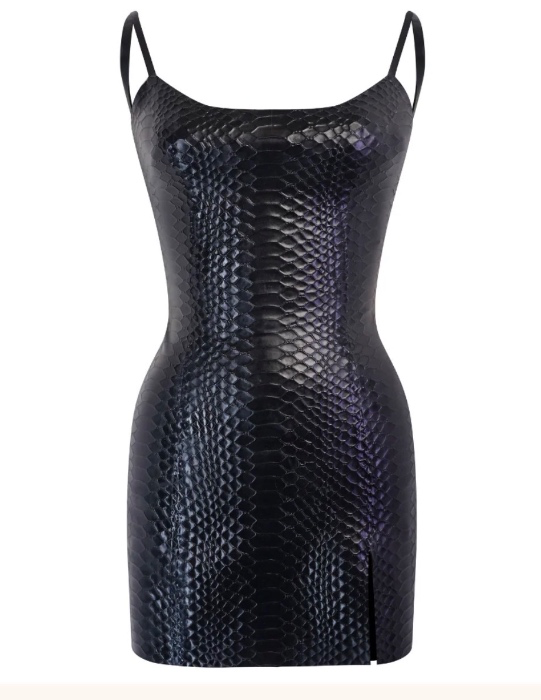 Medusa Dress - Black Snake / 1