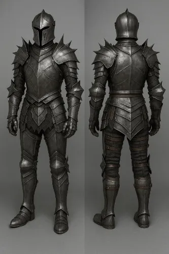Handmade Medieval Knight Armor Suit – Barbuta Style