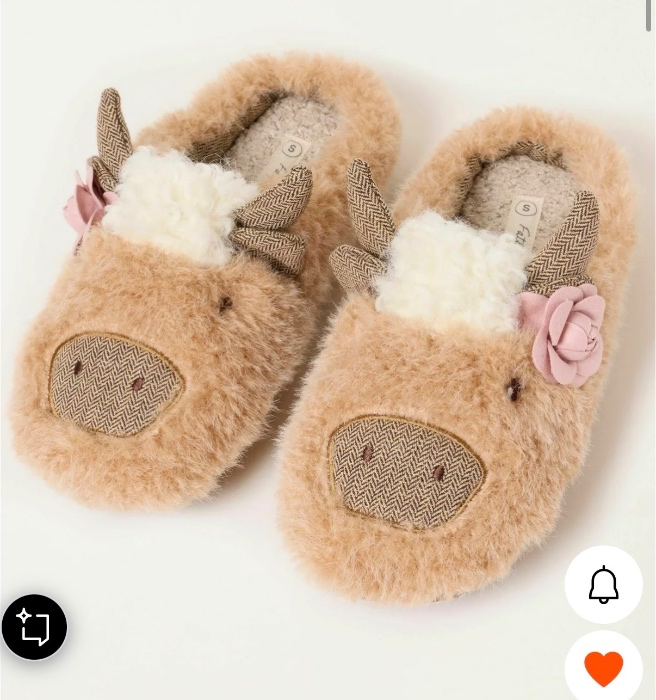 Chaussons Vache