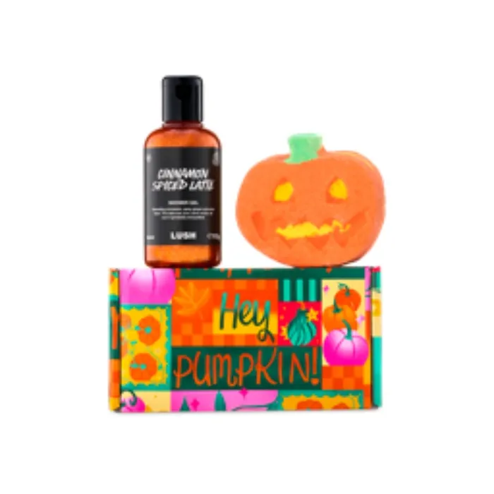 Hey Pumpkin Bath bomb and body wash 