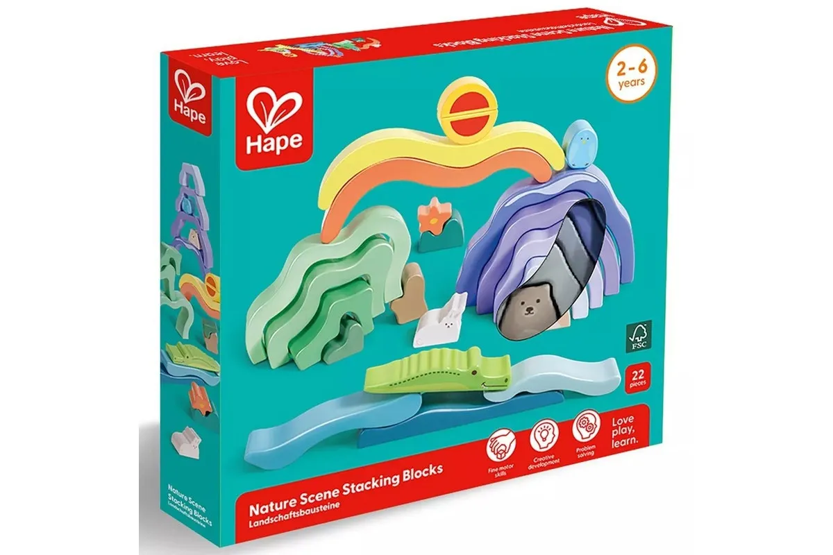 Hape Nature Stacking Blocks 
