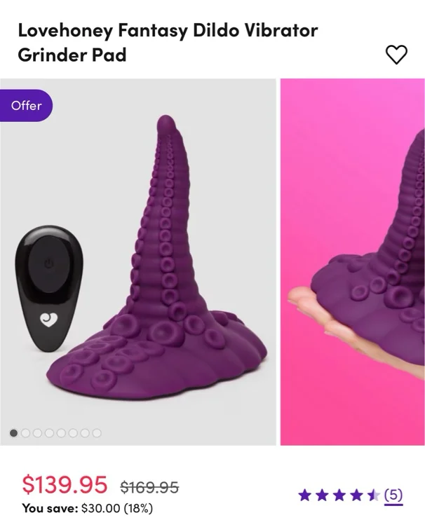 Lovehoney fantasy dildo