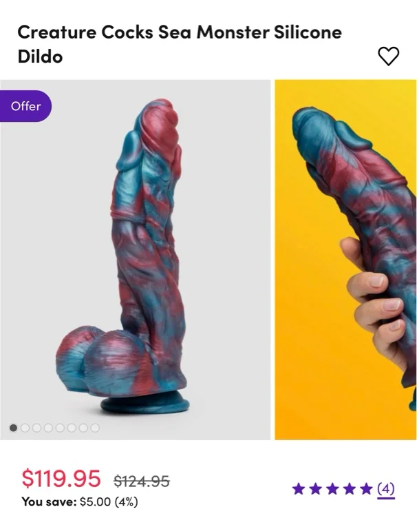 Lovehoney fantasy dildo