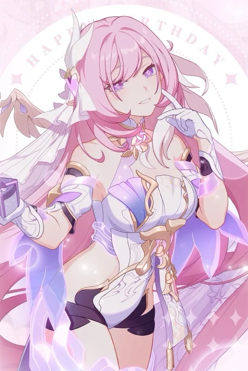 Elysia Honkai impact cosplay🥹🥹