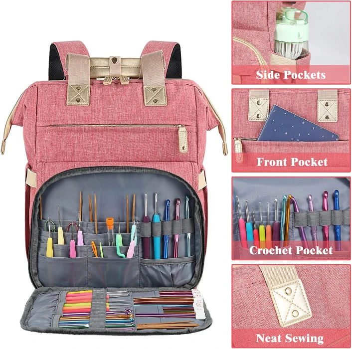 Sac rangement Crochet & Tricot