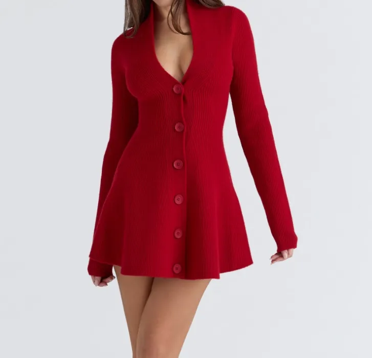 House of CB Red Mini Dress