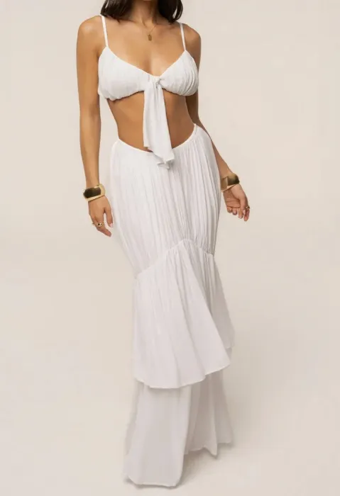 Halter Top and Skirt Set