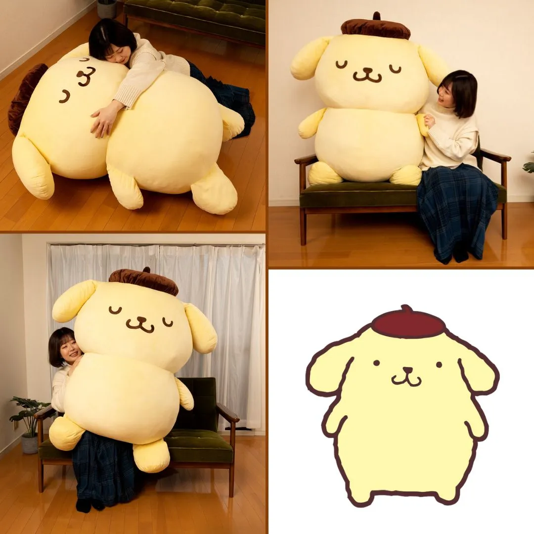 GIANT POMPOMPURIN PLUSH🥹