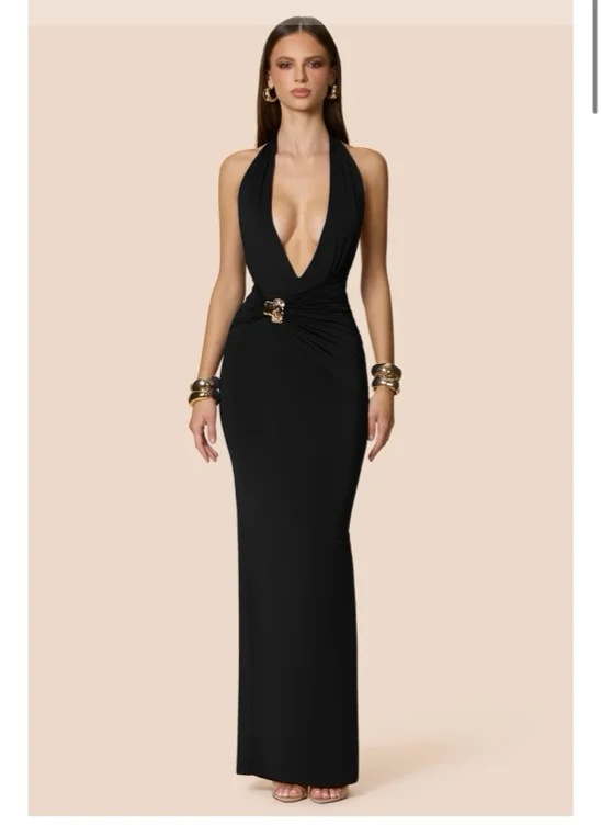Black maxi dress 