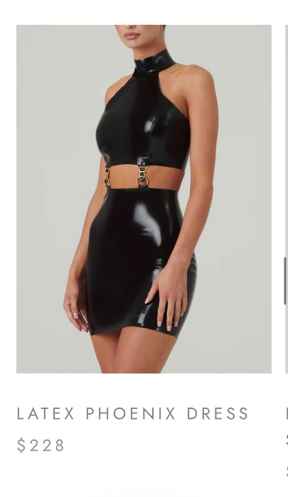 Latex Phoenix Dress