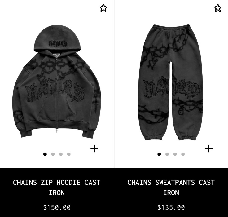 Named Collective track suit set