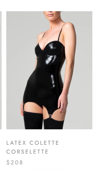 Latex Strappy Dress