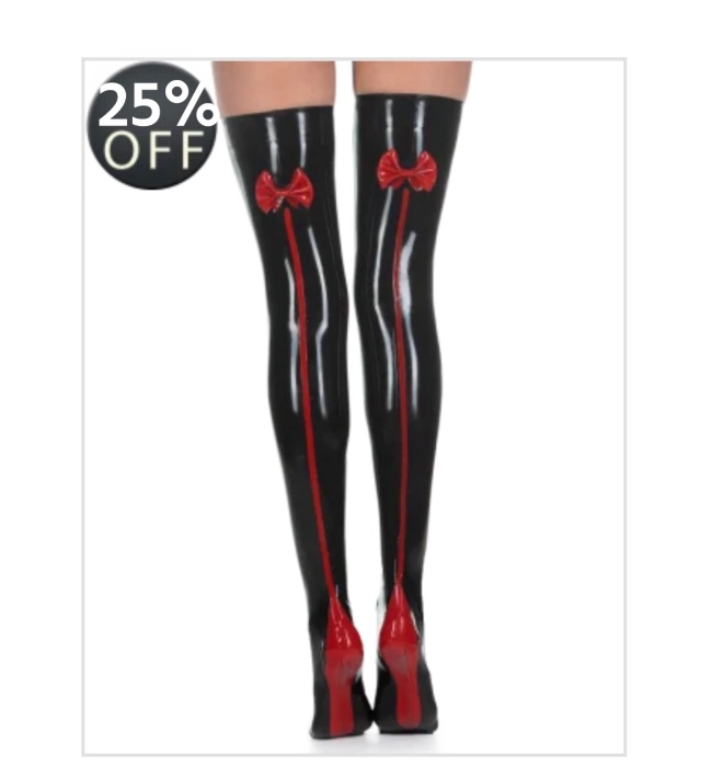 Latex Bow Stocking