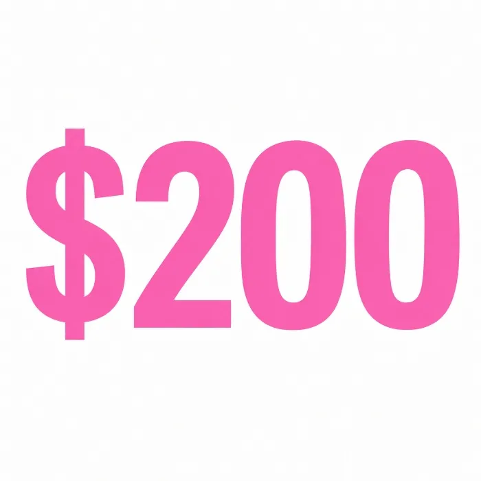 $200