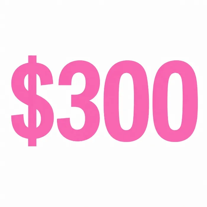 $300