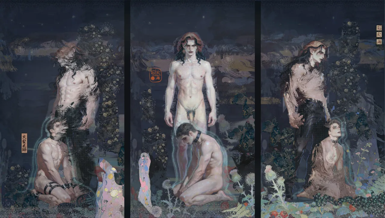 Pale Forest (Triptych)