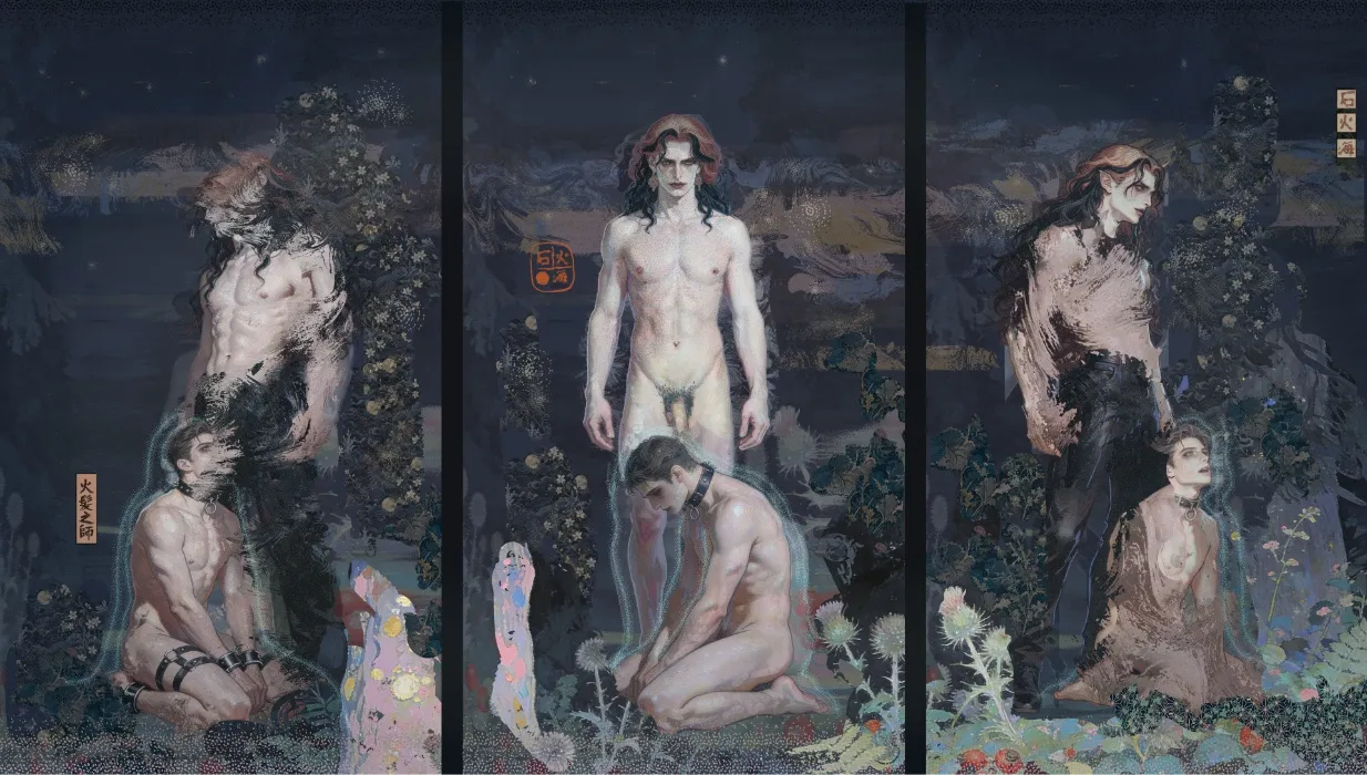 Pale Forest, Tryptich (Canvas)