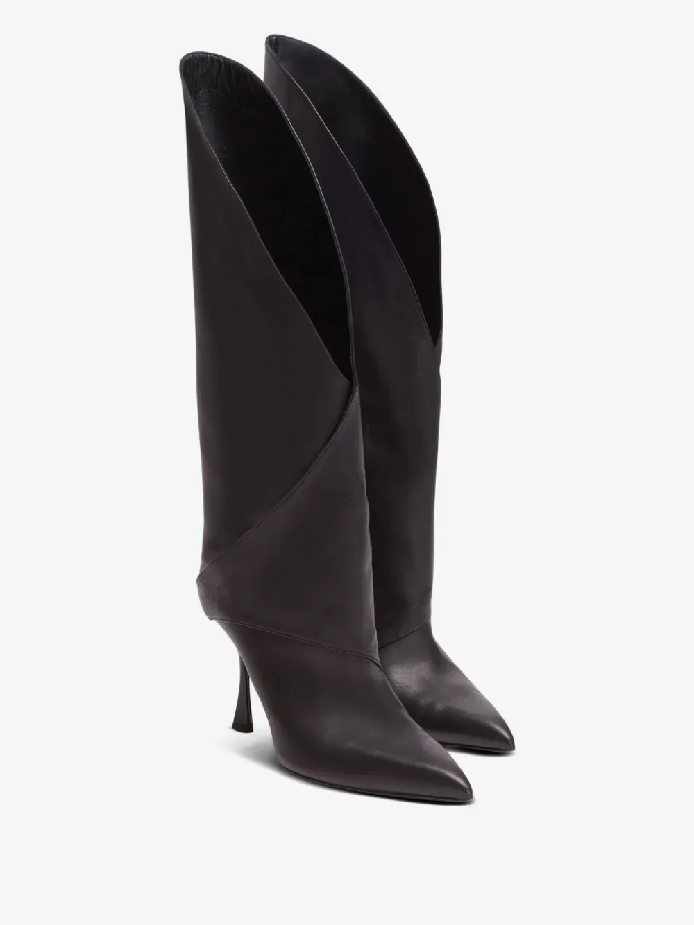 Balmain Twist leather knee-high boots  | 39