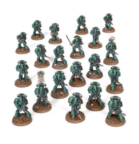 The Avatars Resplendent final* wave: Tactical marines and Assault Marines