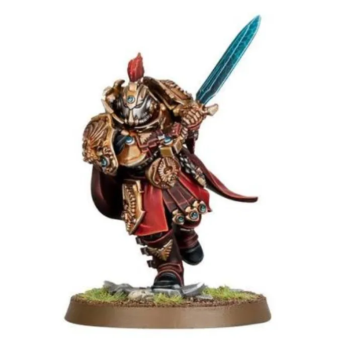 A blade champion and some extras for my partner's Custodes army